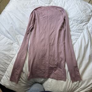 Women's Lululemon Swiftly Tech Long Sleeve Pink Top Size 4